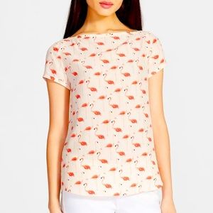 Kate Spade Flamingo Blouse